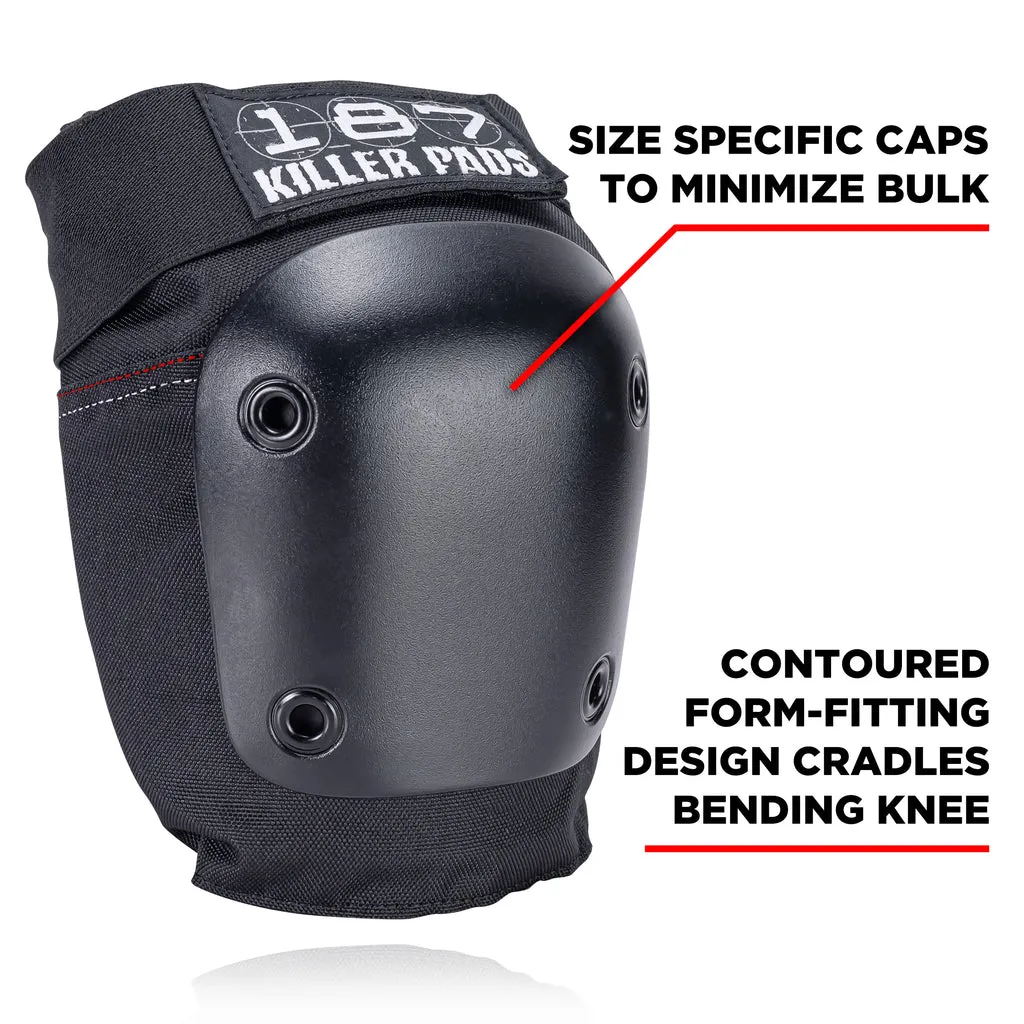 187 KILLER PADS - FLY KNEE PADS BLACK