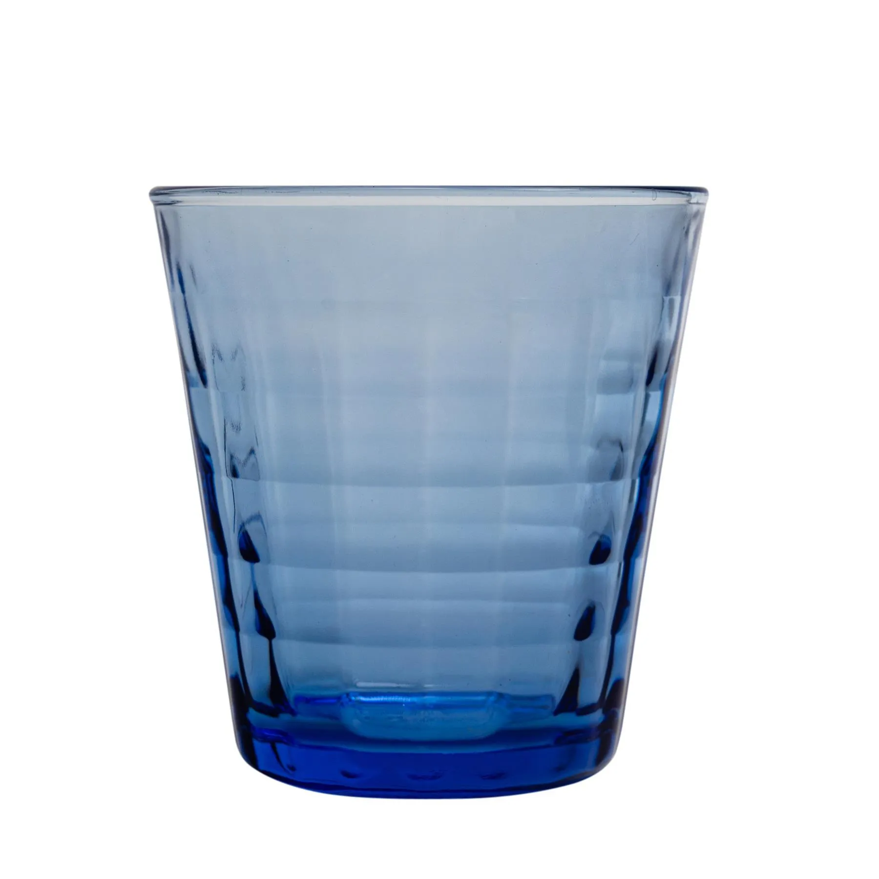 220ml Blue Prisme Water Glasses - Pack of Four - By Duralex