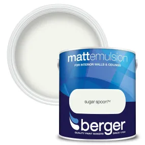 Berger Walls & Ceilings Matt Emulsion Paint | Sugar Spoon