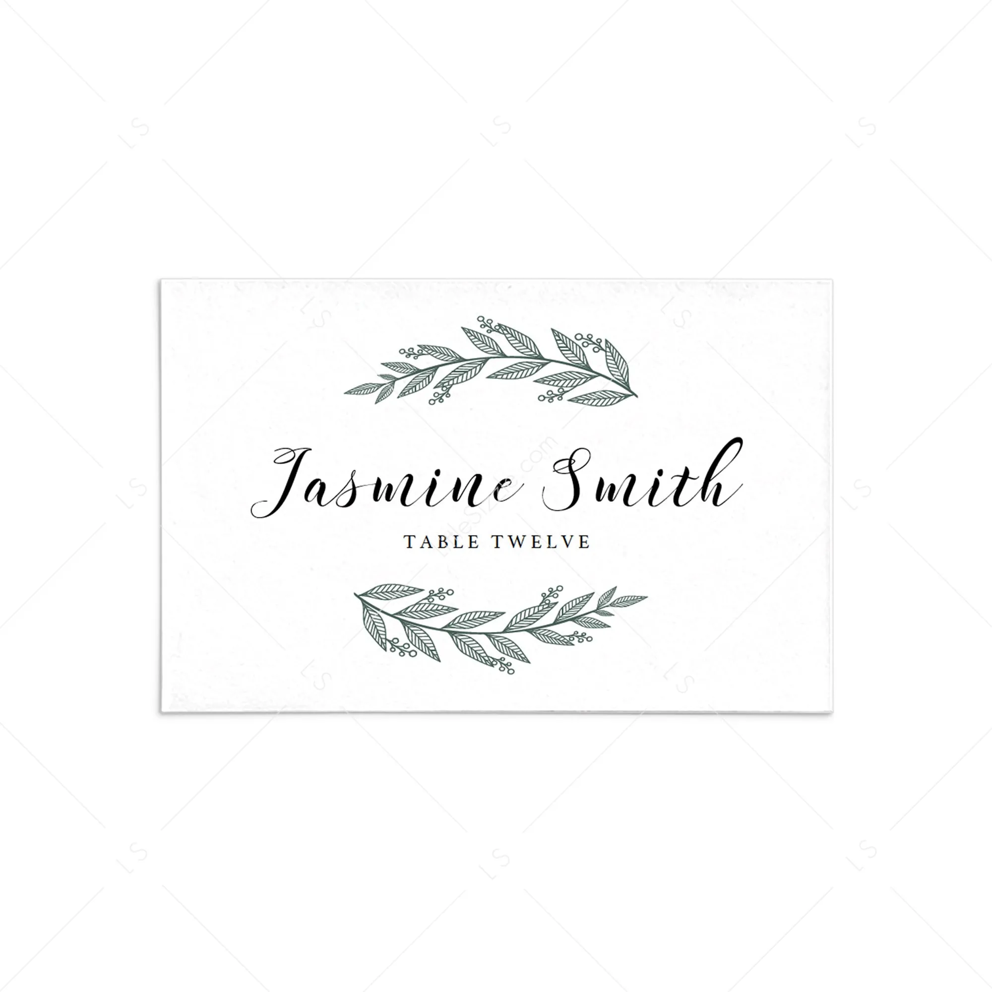 Botanical Name Cards Template