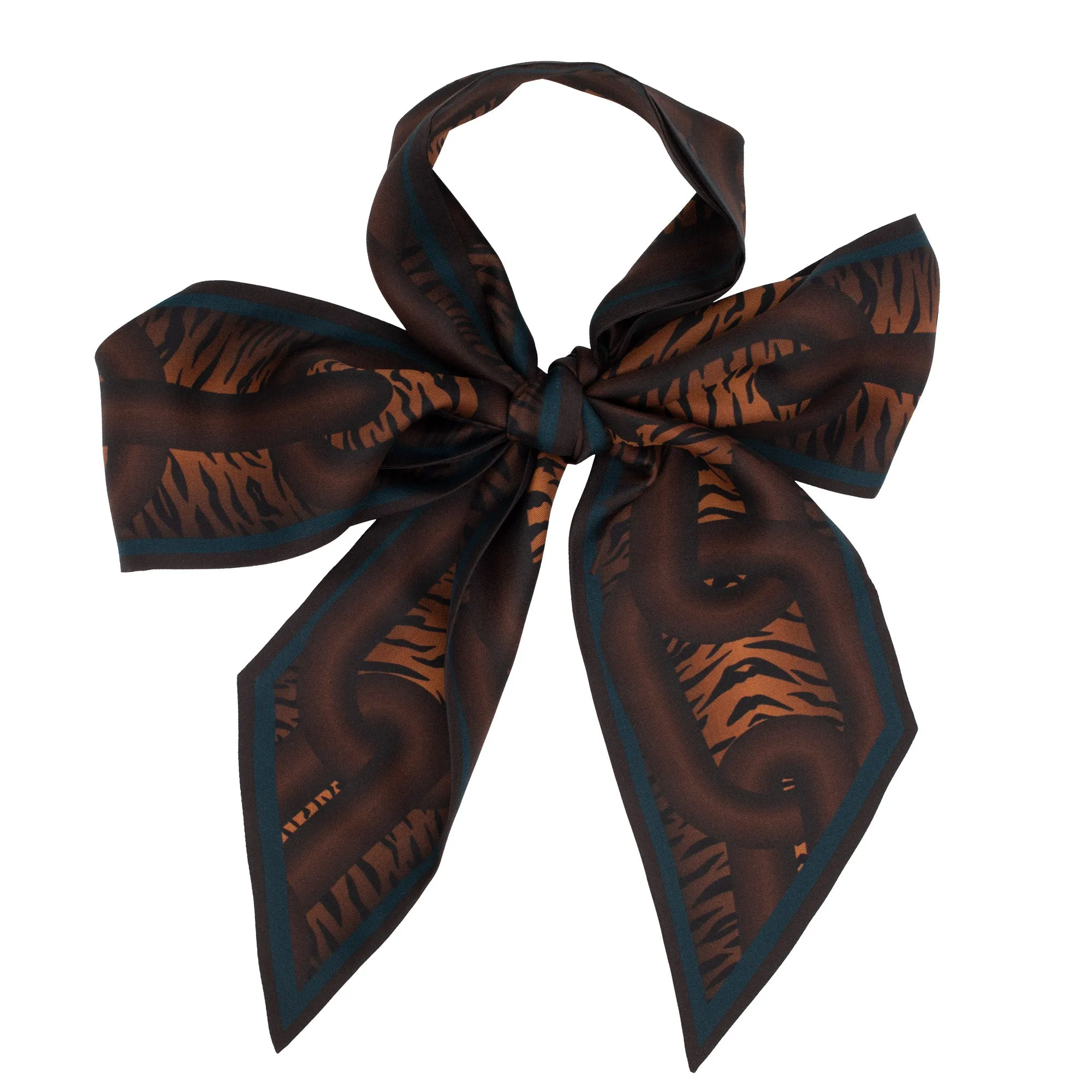 Break the Chains – Chocolate, Silk Ribbon Scarf