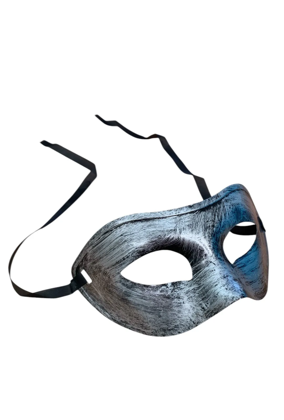 Brushed Silver Plain Mask