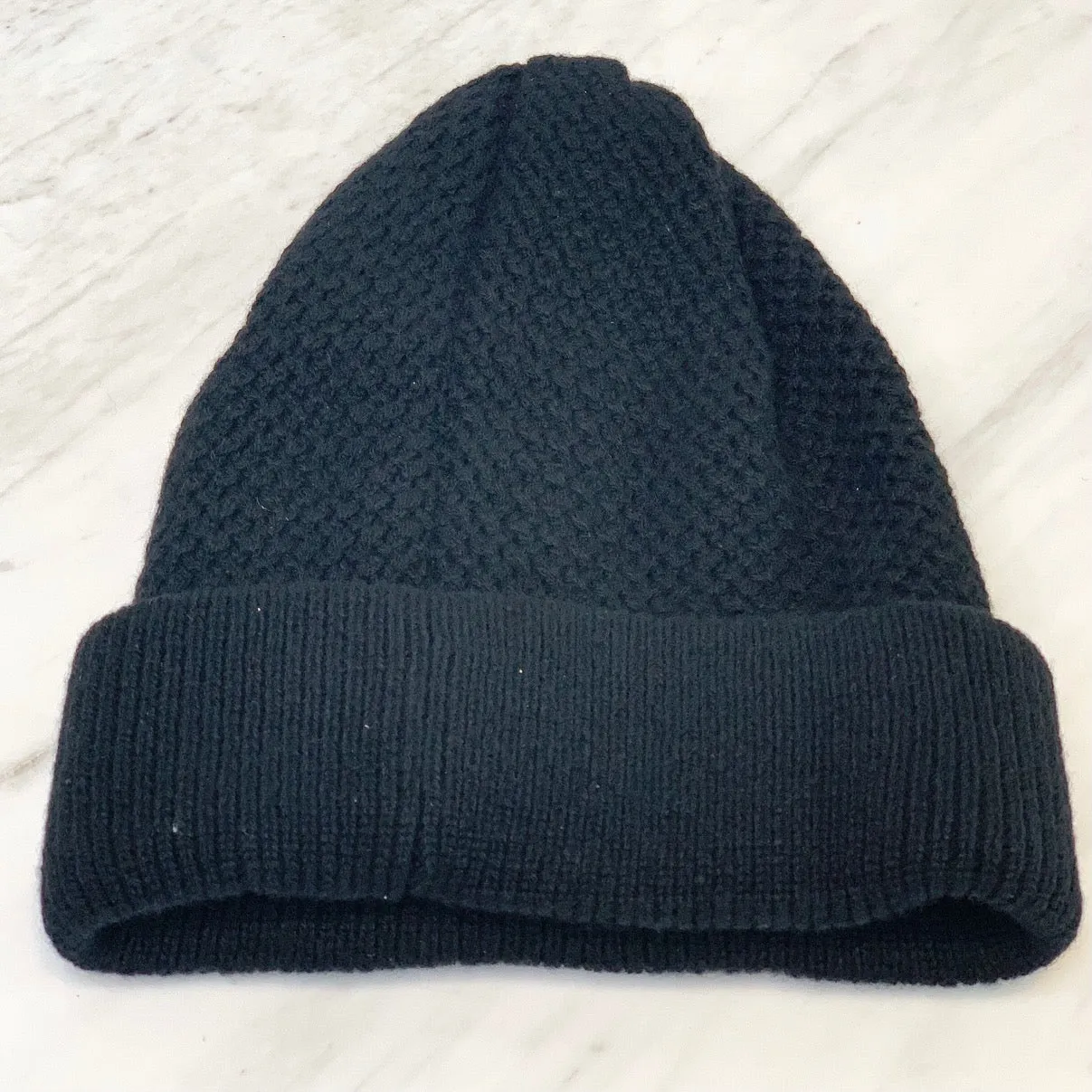 Chanel Cashmere Beanie Hat Black