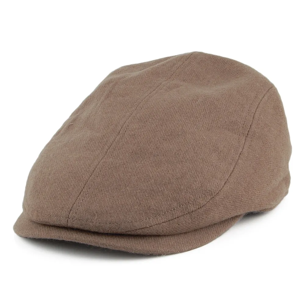 Christys Hats Joshua Ellis Tailored Driver Flat Cap - Light Tan