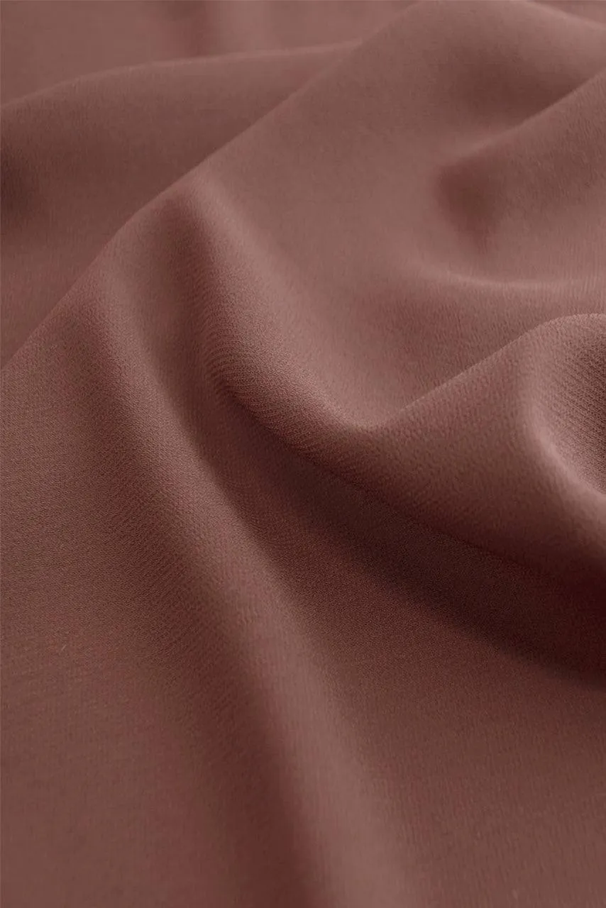 Classic Chiffon Hijab - Hazelnut