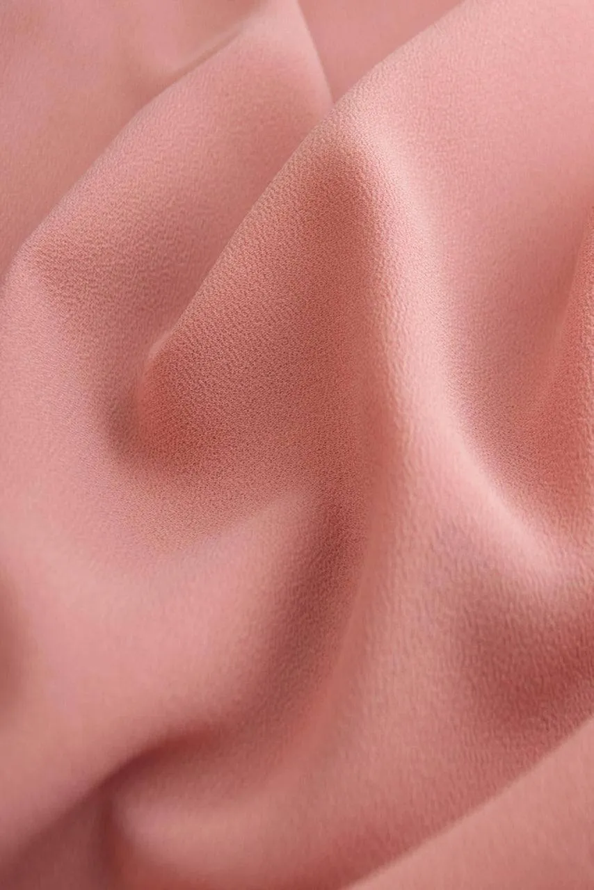 Classic Chiffon Hijab - Soft Pink