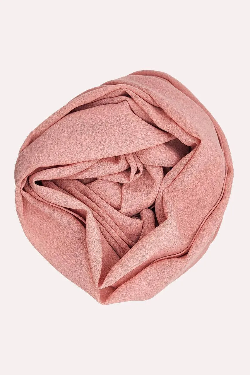 Classic Chiffon Hijab - Soft Pink