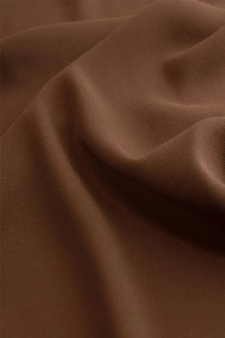 Classic Chiffon Hijab - Umber