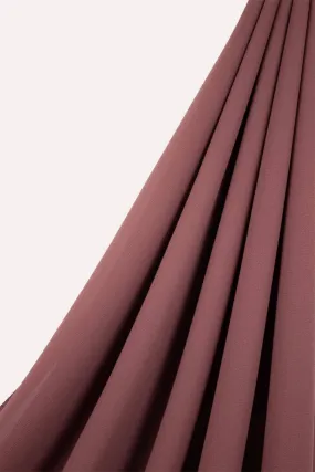 Classic Square Chiffon Hijab - Pink Truffle