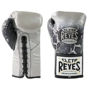 Cleto Reyes Snake Print Lace Contest Gloves