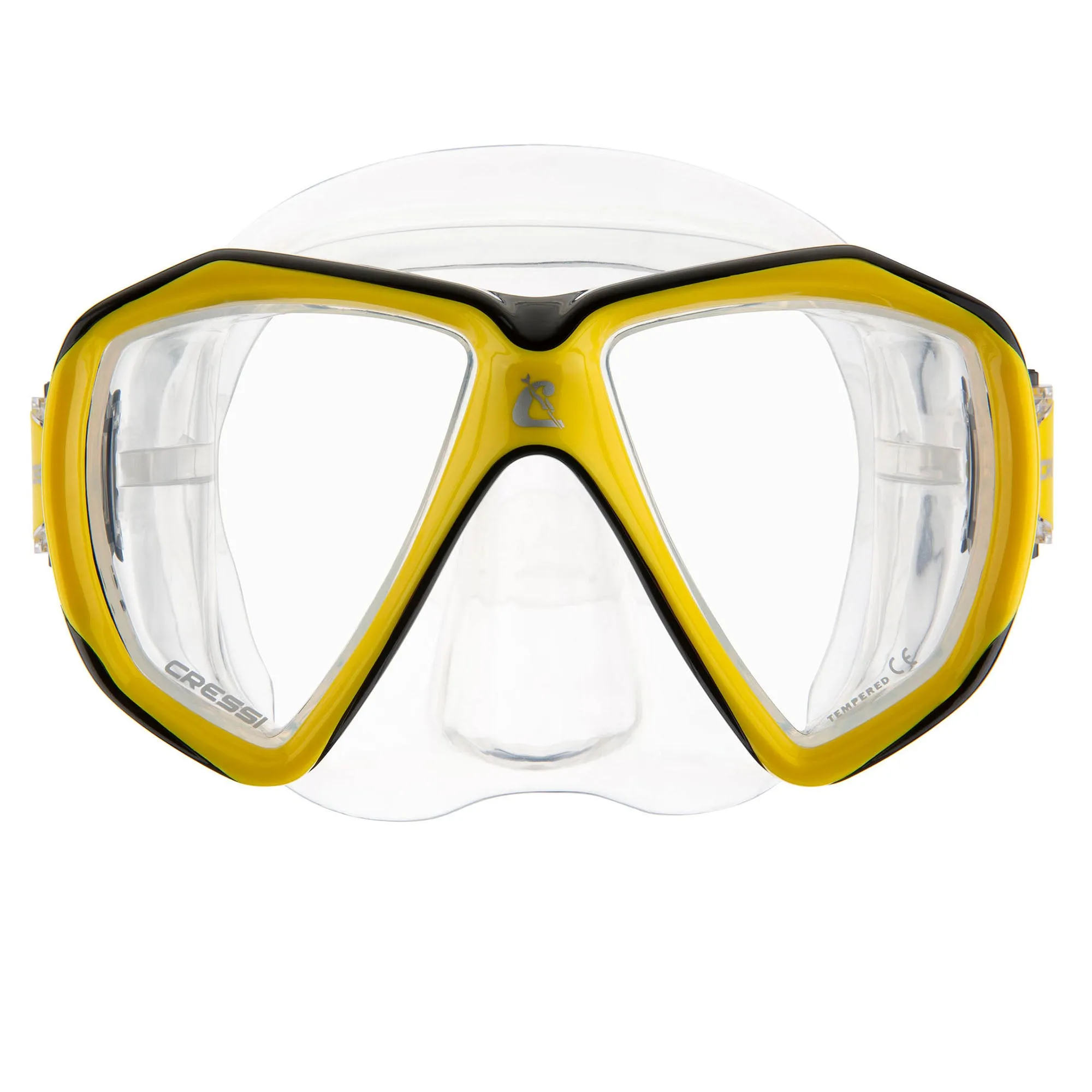 Cressi Liberty Duo Mask: Enhanced Clarity with Dual Lenses and Easy One-Hand Adjustment