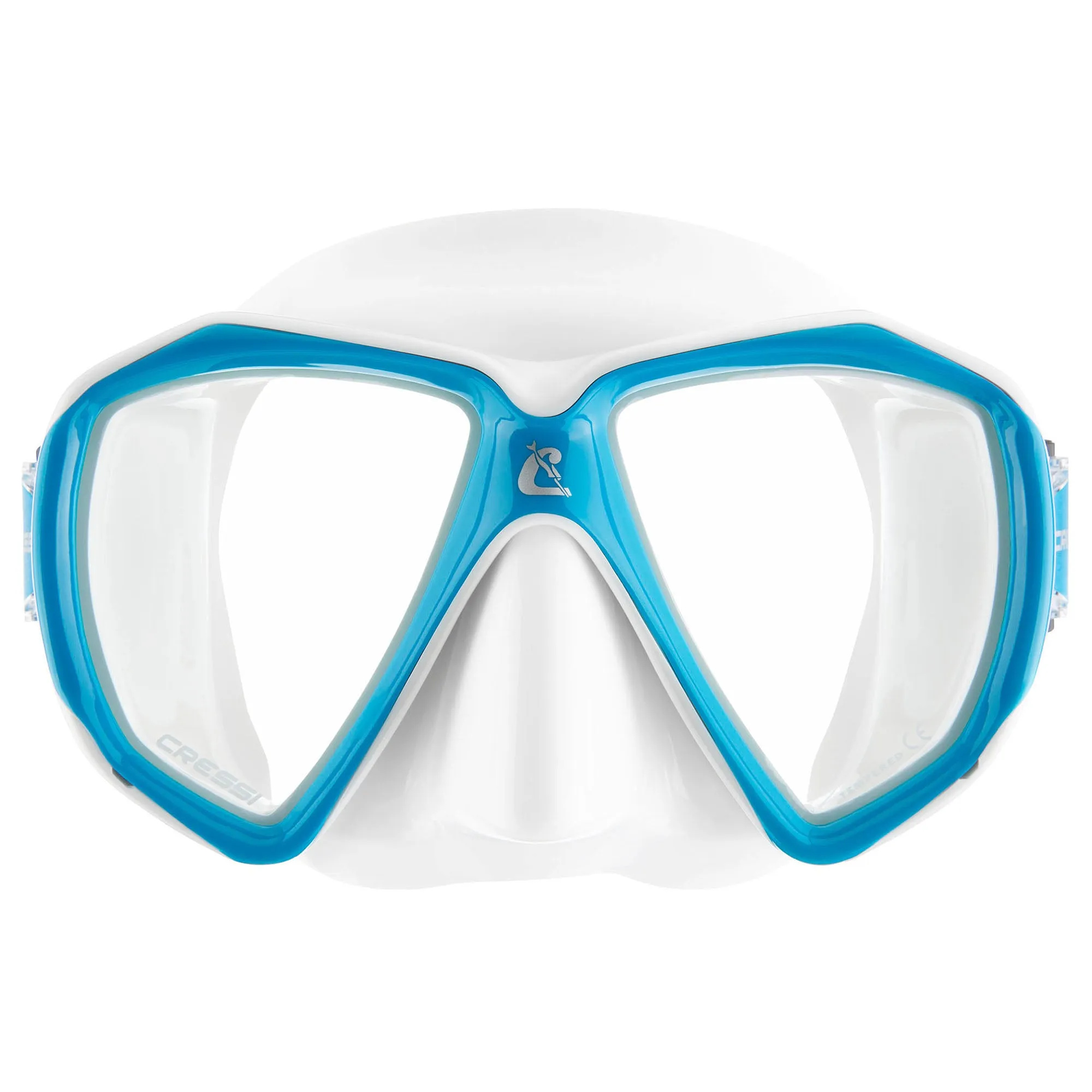 Cressi Liberty Duo Mask: Enhanced Clarity with Dual Lenses and Easy One-Hand Adjustment