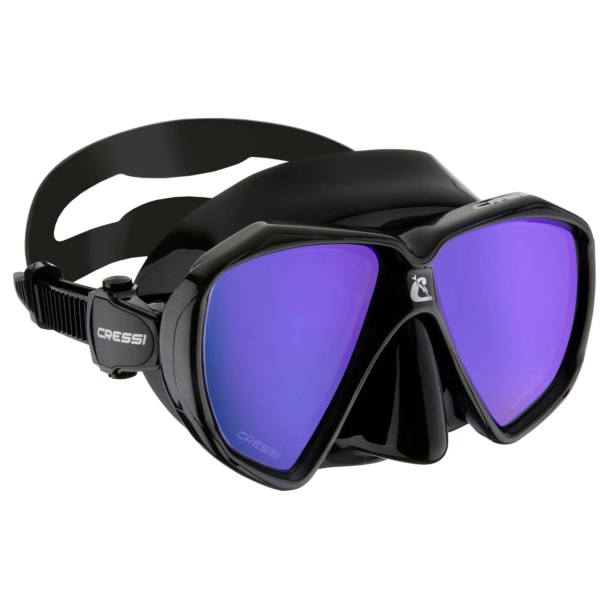 Cressi Liberty Duo Mask: Enhanced Clarity with Dual Lenses and Easy One-Hand Adjustment