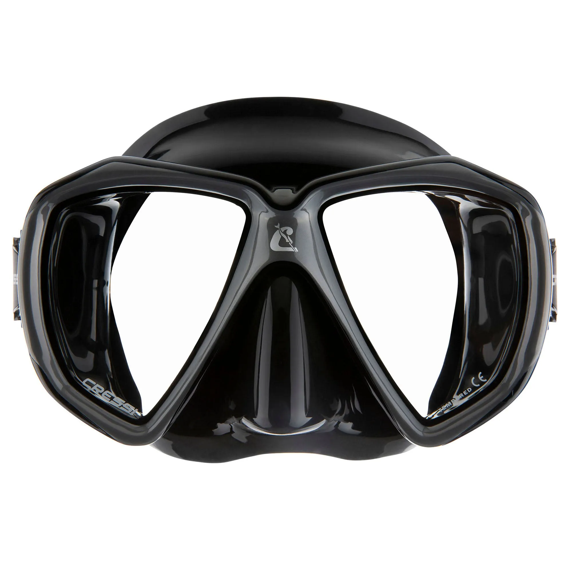 Cressi Liberty Duo Mask: Enhanced Clarity with Dual Lenses and Easy One-Hand Adjustment