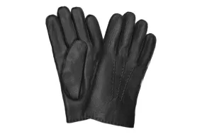 Deerskin | Leather Gloves with Cashmere Lining | Men's