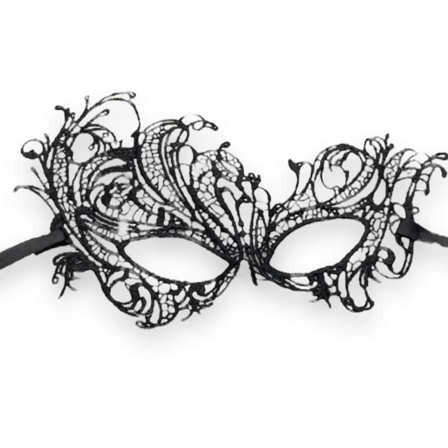 Elegant Black Lace Masquerade Face Masks