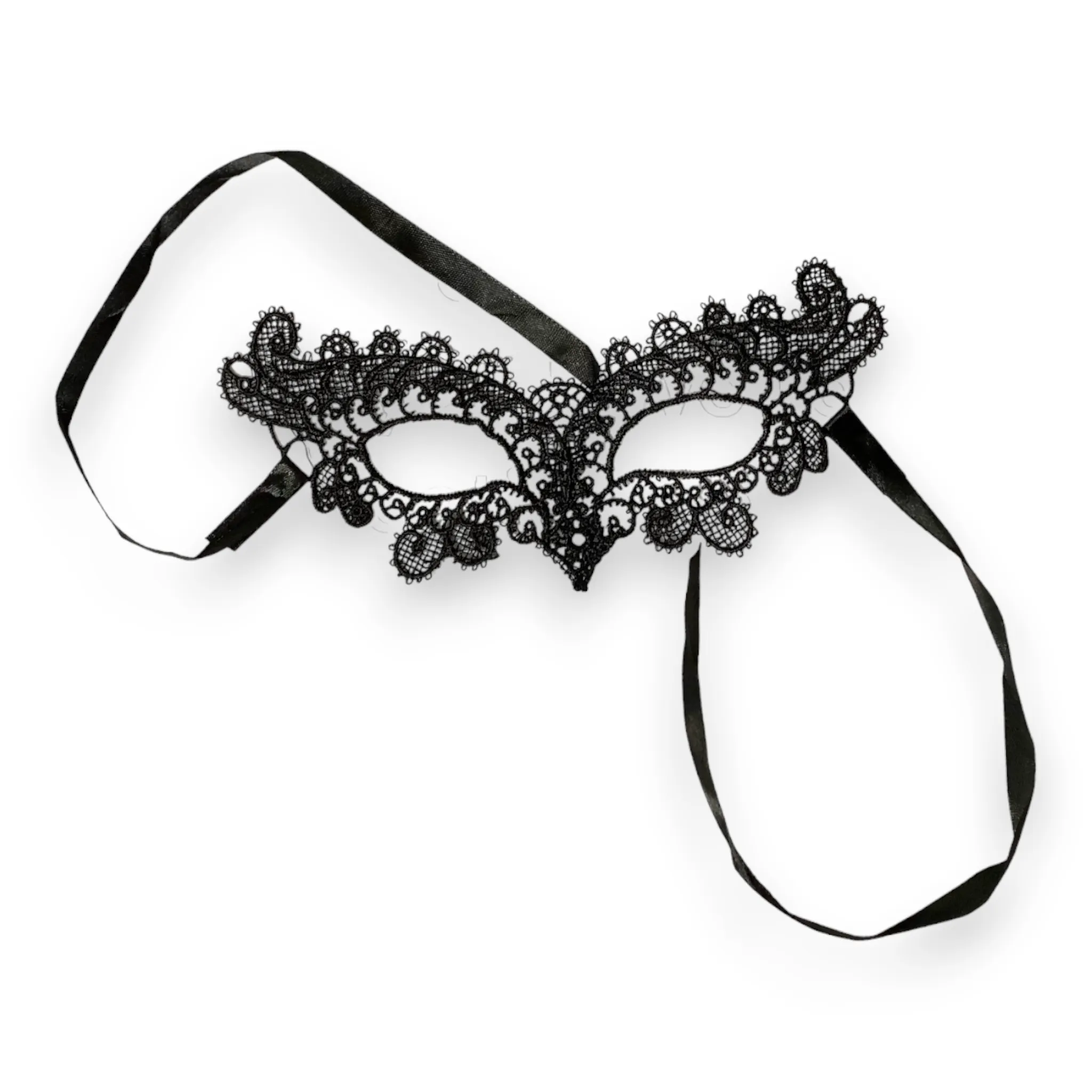 Elegant Black Lace Masquerade Face Masks