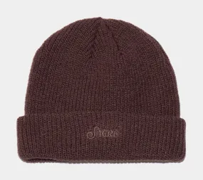 Embroidered Beanie Womens Hat (Mojave Brown)