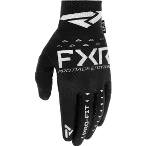 FXR Pro-Fit Air MX Offroad Gloves Black/White