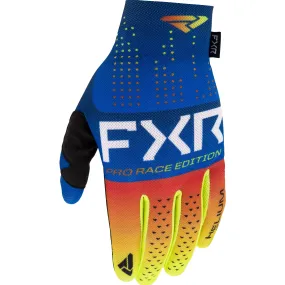 FXR Pro Fit Air MX Offroad Gloves Navy/Inferno