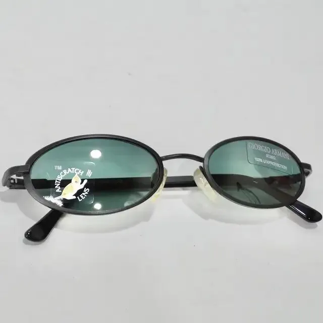 Giorgio Armani 1990s Black Sunglasses