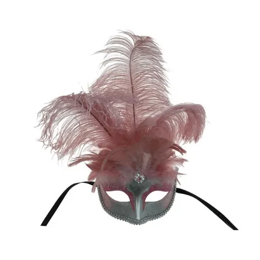 Godiva Feathered Small Venetian Mask