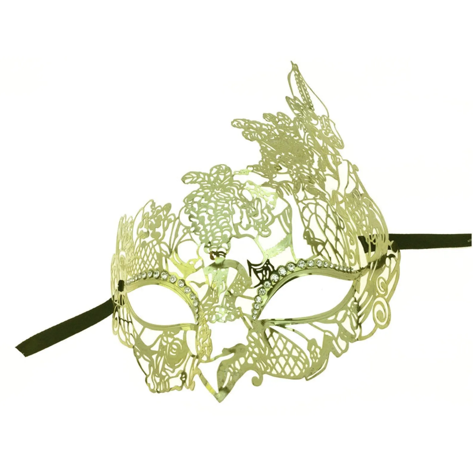 Gold & Black elegant mask