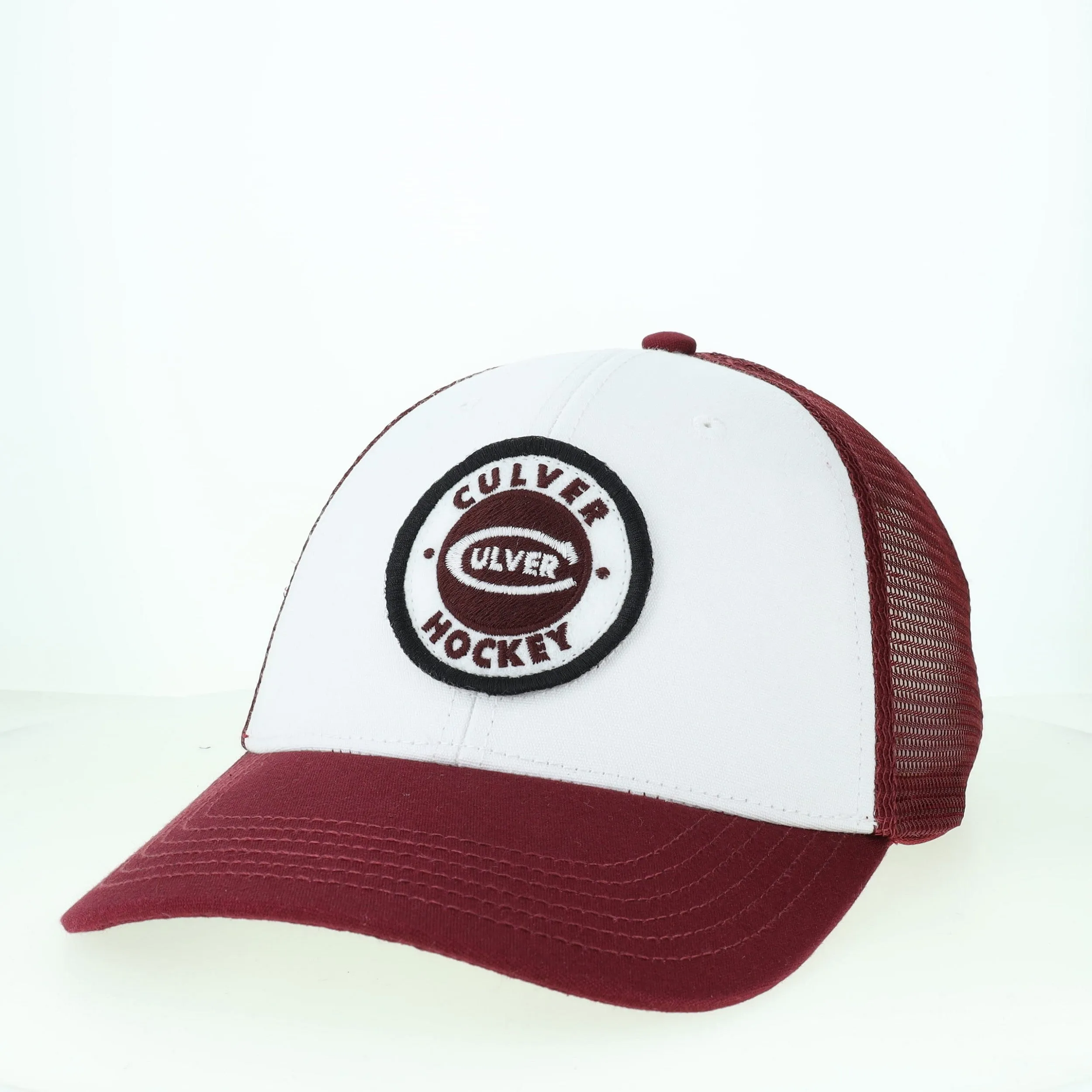 Hockey Lo-Pro Snapback - White/Maroon