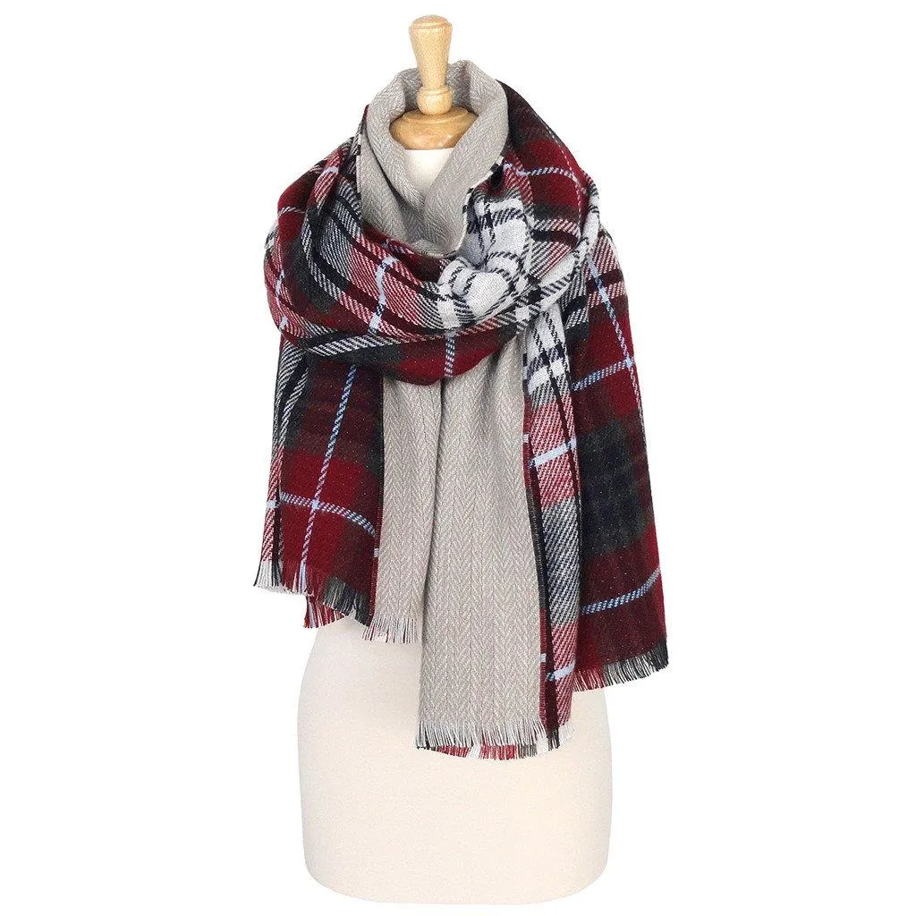 Jackson Reversible Scarf (Merlot)