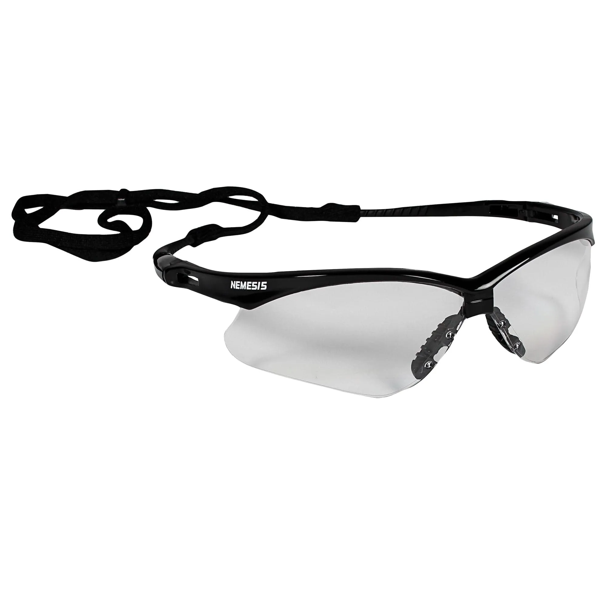 Kimberly Clark Safety Glasses, Clear Lens, Black Frame