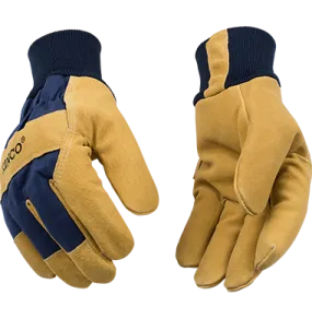 Kinco 1926KW Cotton-Blend Canvas Fabric Back Cotton-Blend Canvas Fabric Back Thermal Insulation Gloves (One Dozen)