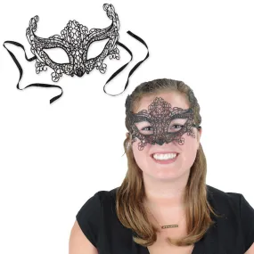 Lace Masks With Ribbon Tie (1/Pkg)