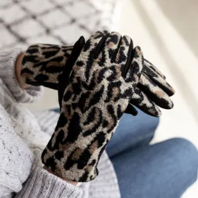 Leopard Print Gloves