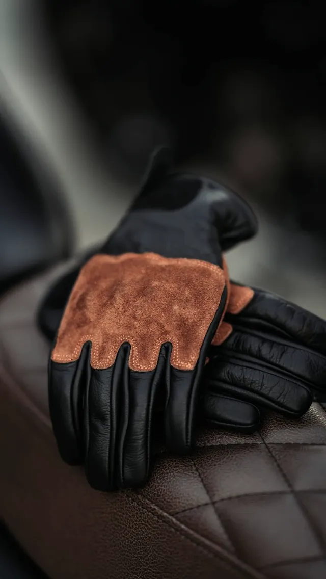 Marauders Leather Suede Gloves