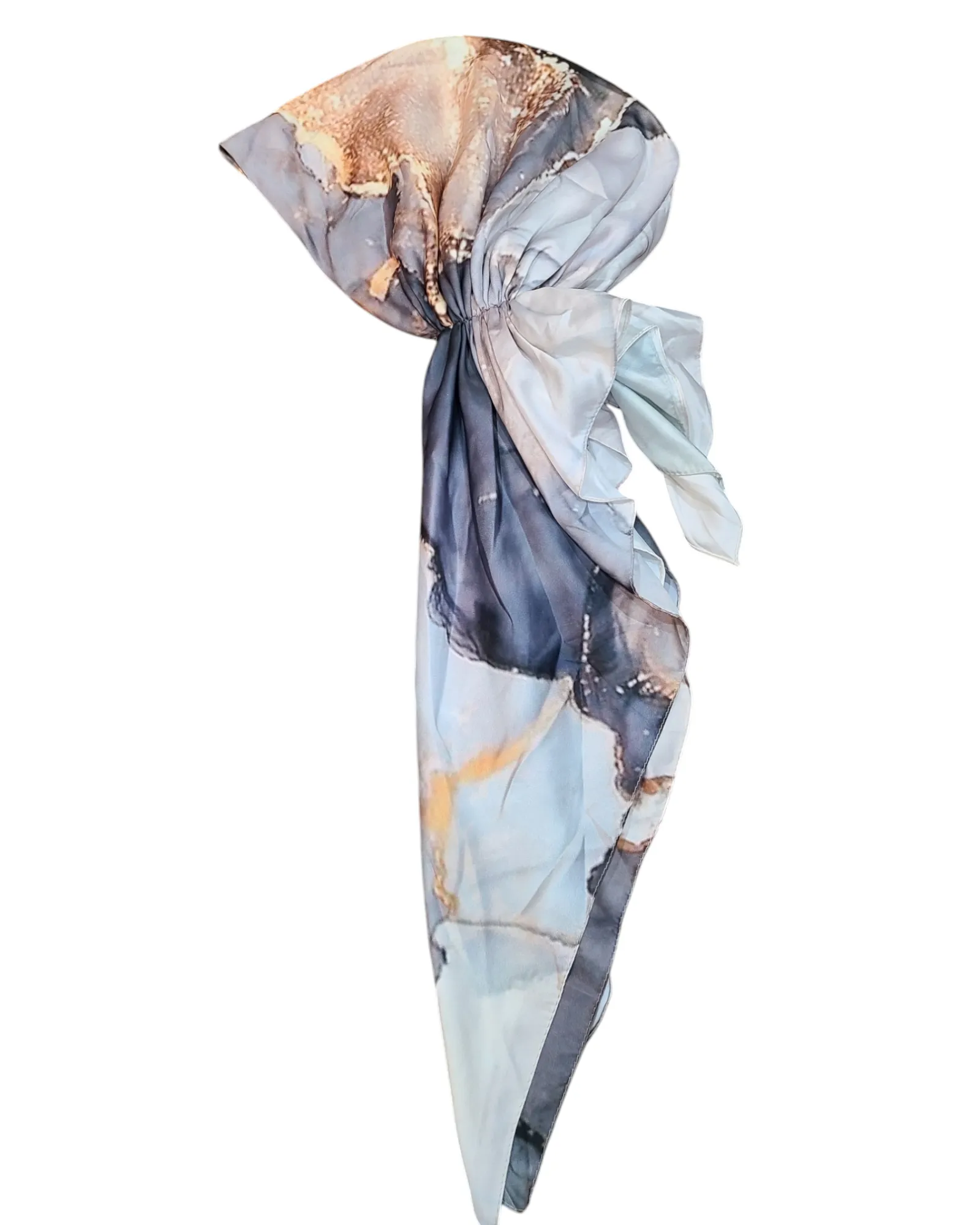 Marble & Silk Pretied Adjustable Scarf