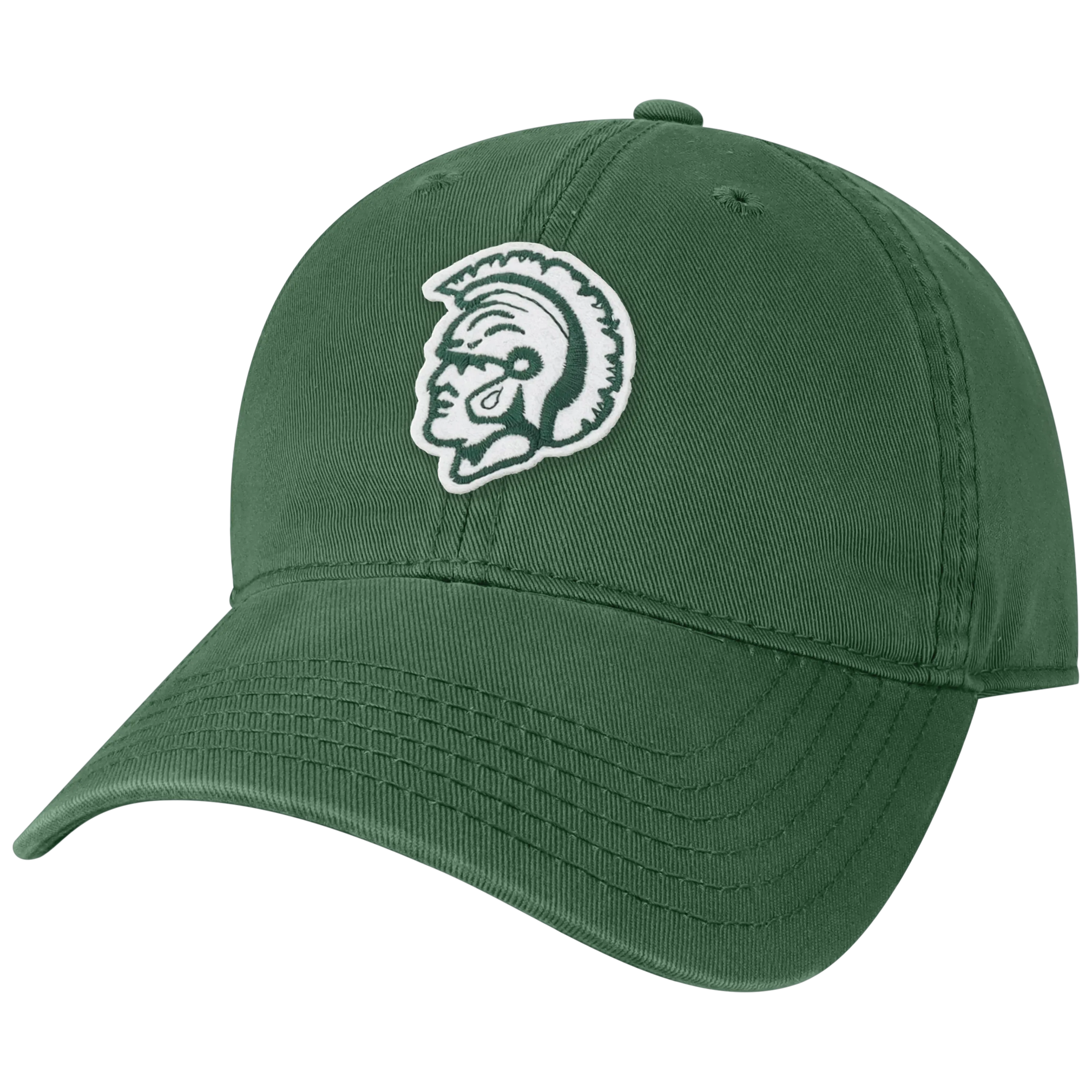 Michigan State Spartans College Vault Dark Green Relaxed Twill Adjustable Hat