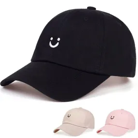 Minimal Smiley Baseball Cap