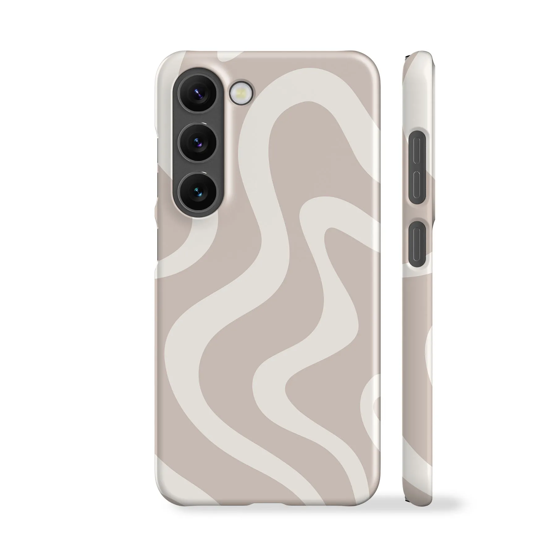 Minimal Wave Beige Phone Case