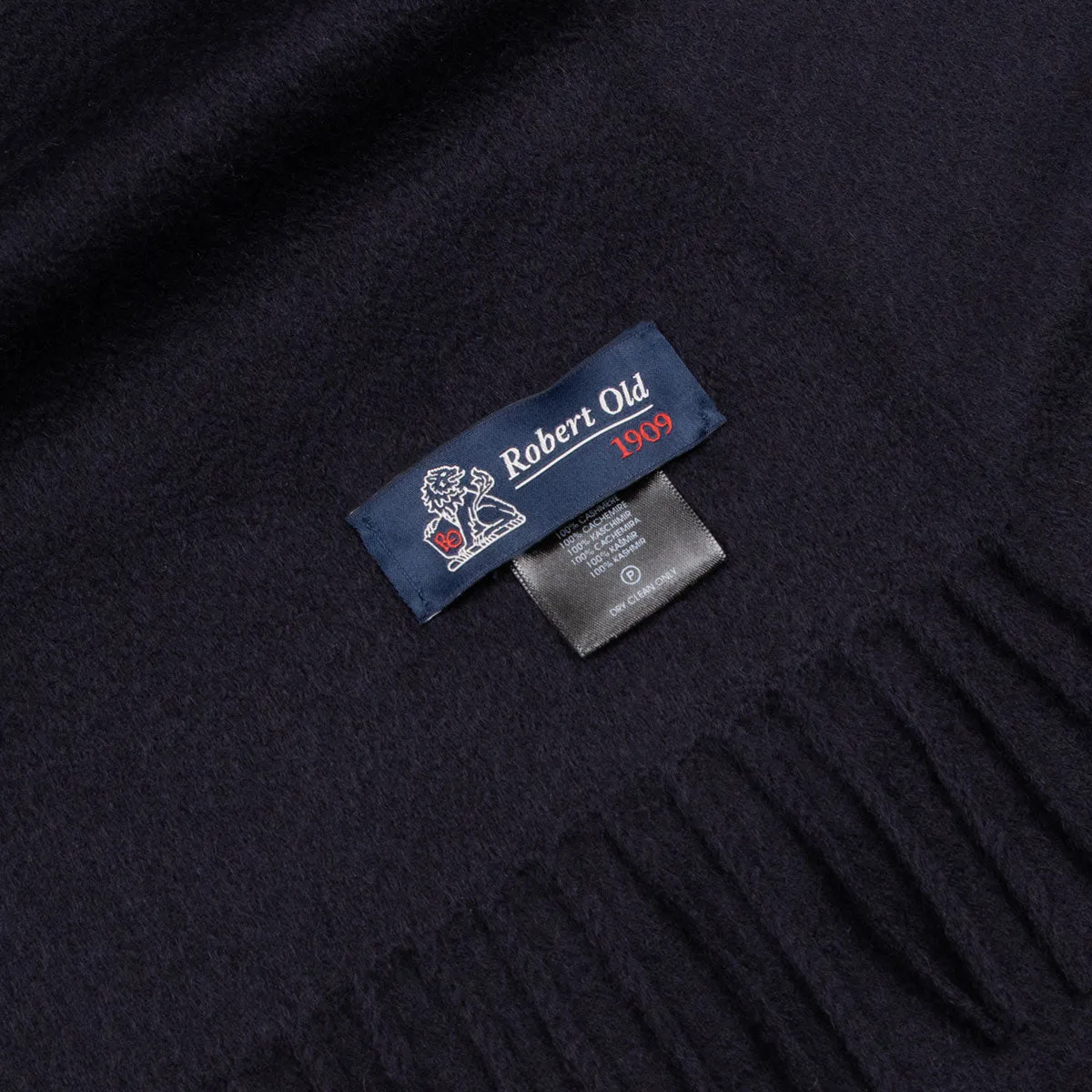 Navy Classic Cashmere Scarf