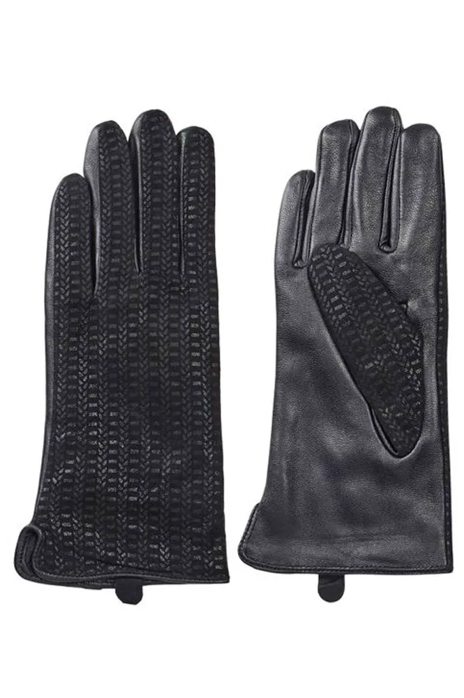 Numph Carolyn Caviar Gloves