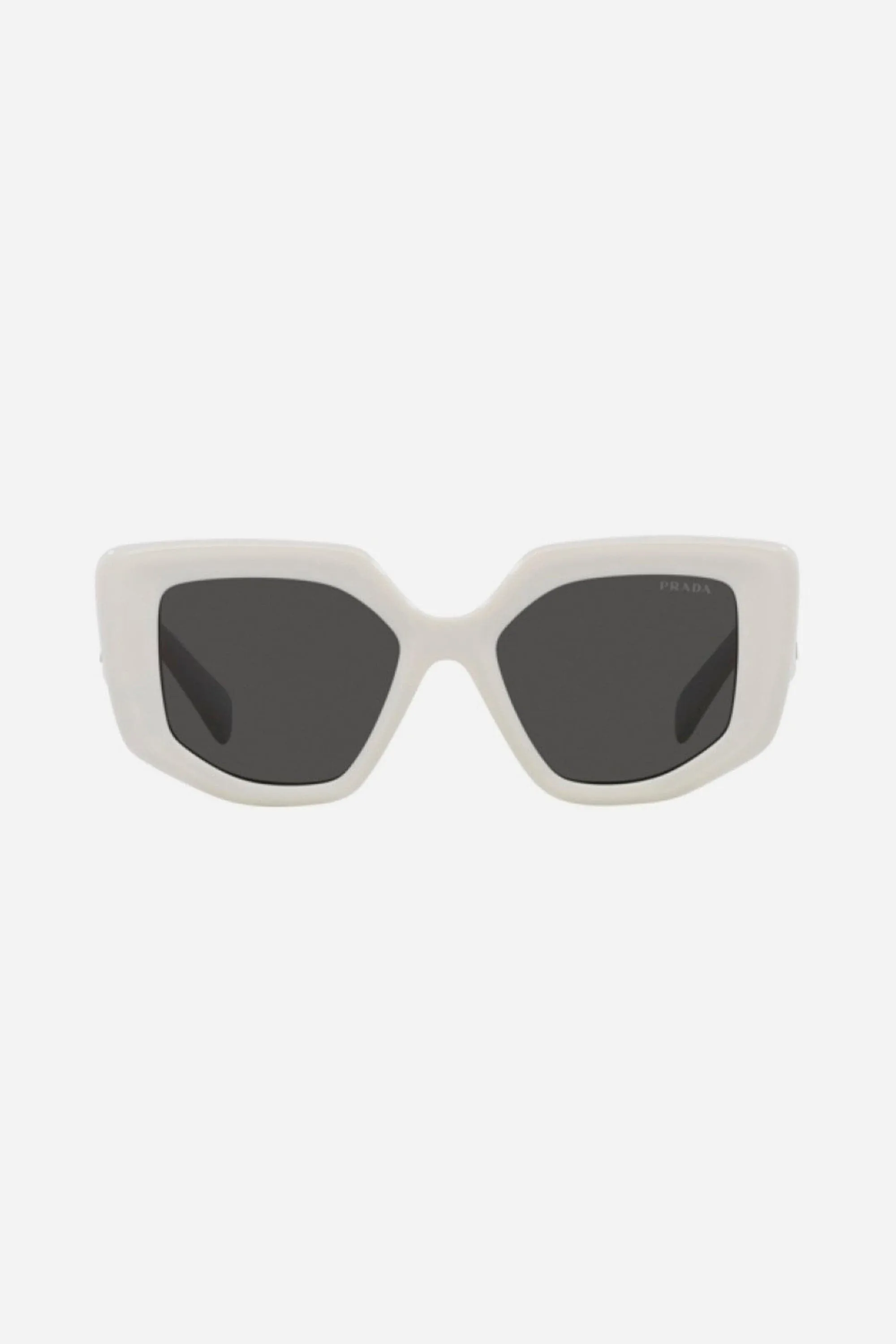 Prada PR14ZS white butterfly shape sunglasses