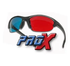 Pro-X Professional Anaglyph 3D Glasses