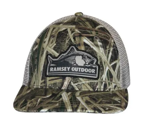 Ramsey Fish Logo Trucker Hat - Mossy Oak