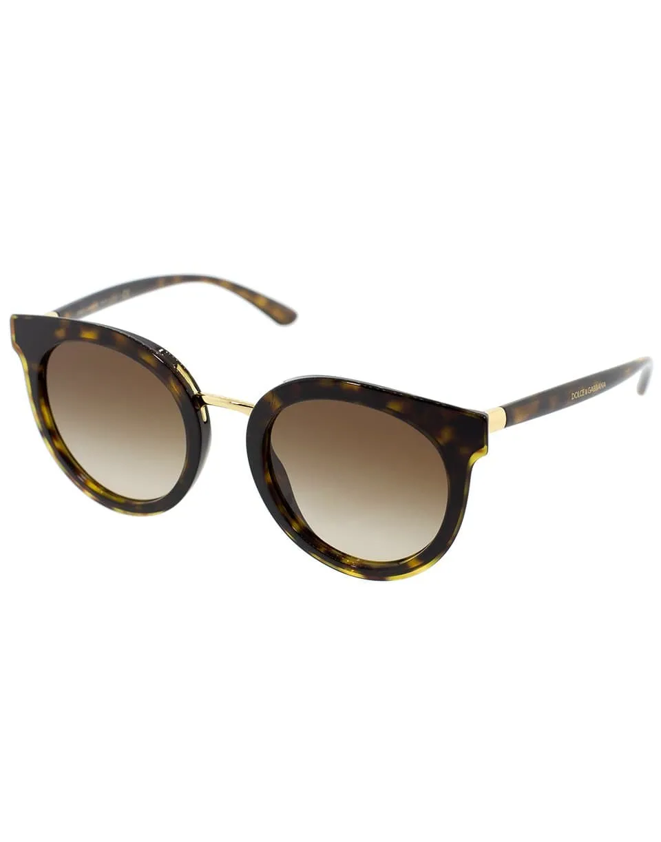 Round Havana Sunglasses