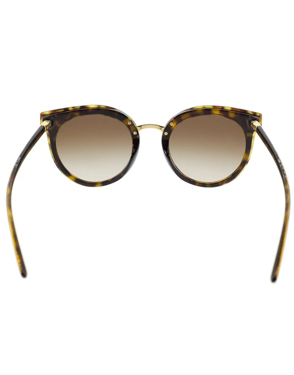 Round Havana Sunglasses