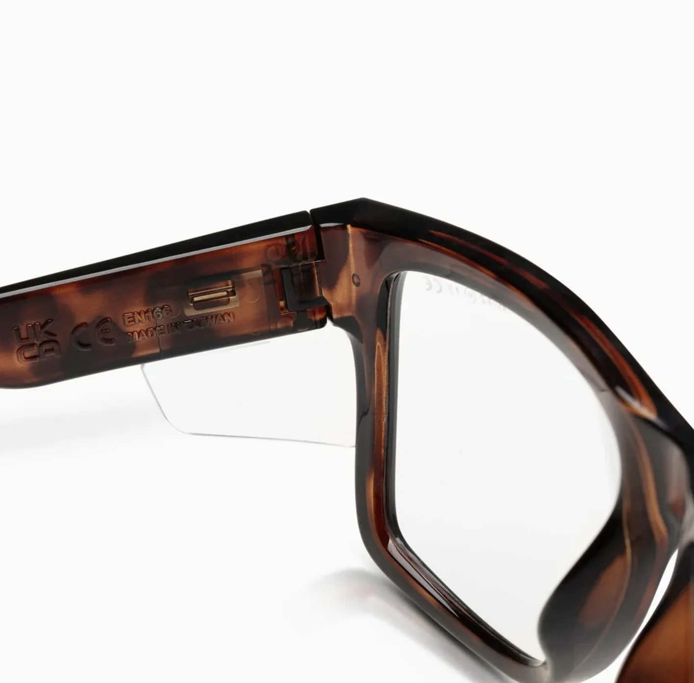 Salus Eyewear | Nova - Tortoiseshell Frame - Clear Lens