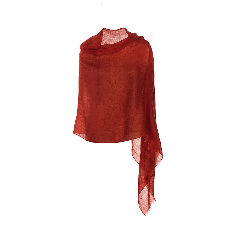 SHOKAY | Shawl | Lumi Classic Shawl - Rusty Red