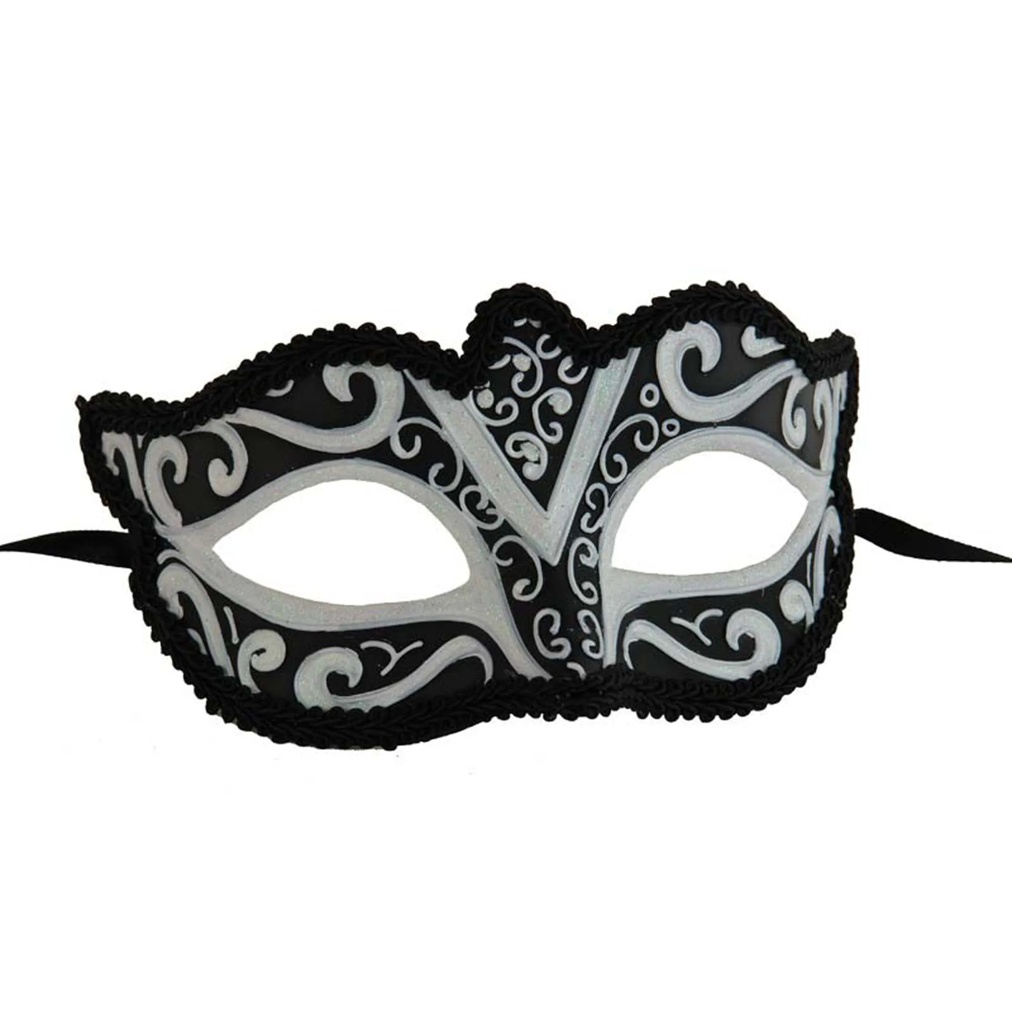 Venetian Mask Black and White, 1 count