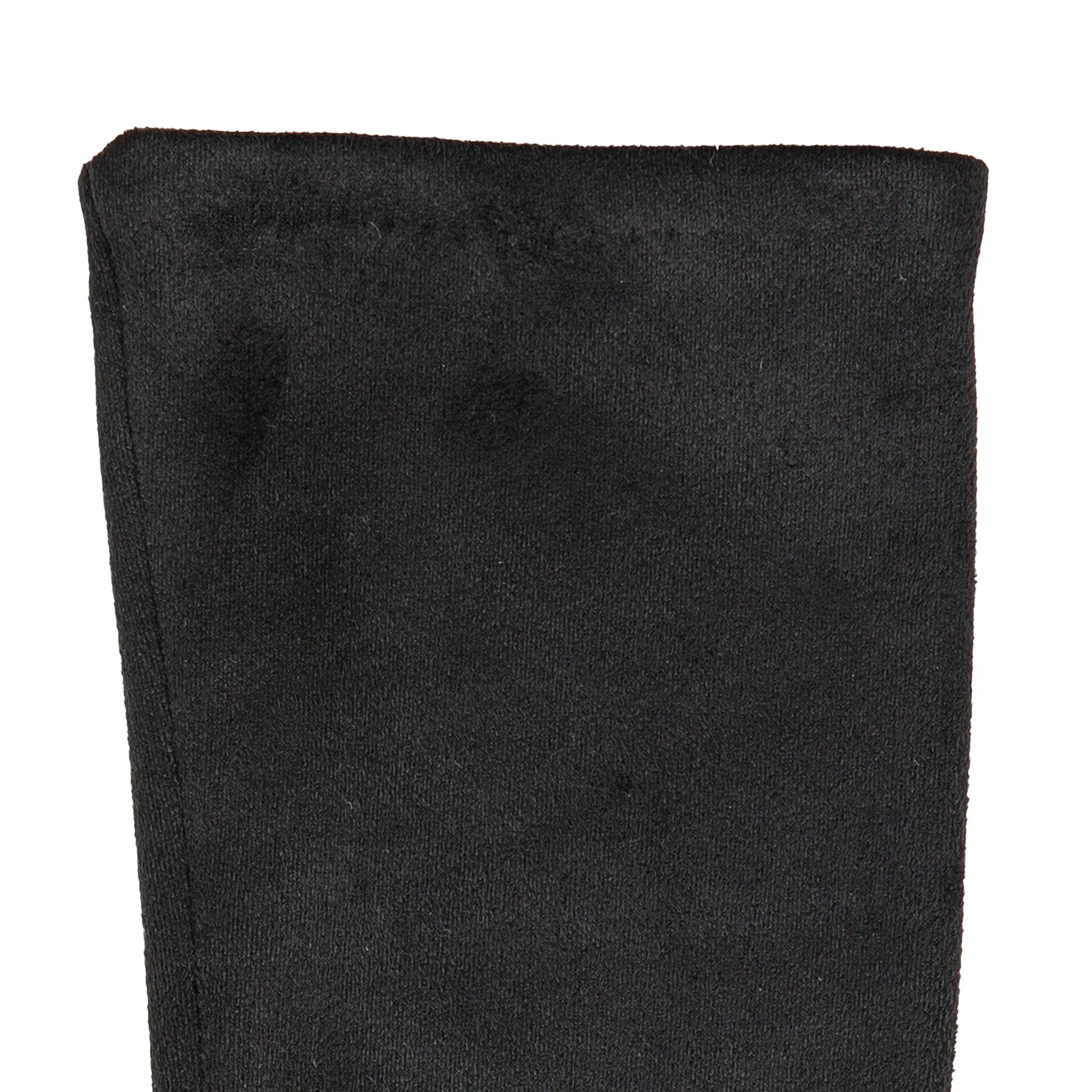 Women’s Touchscreen Long Below-Elbow Velour-Lined Faux Suede Gloves