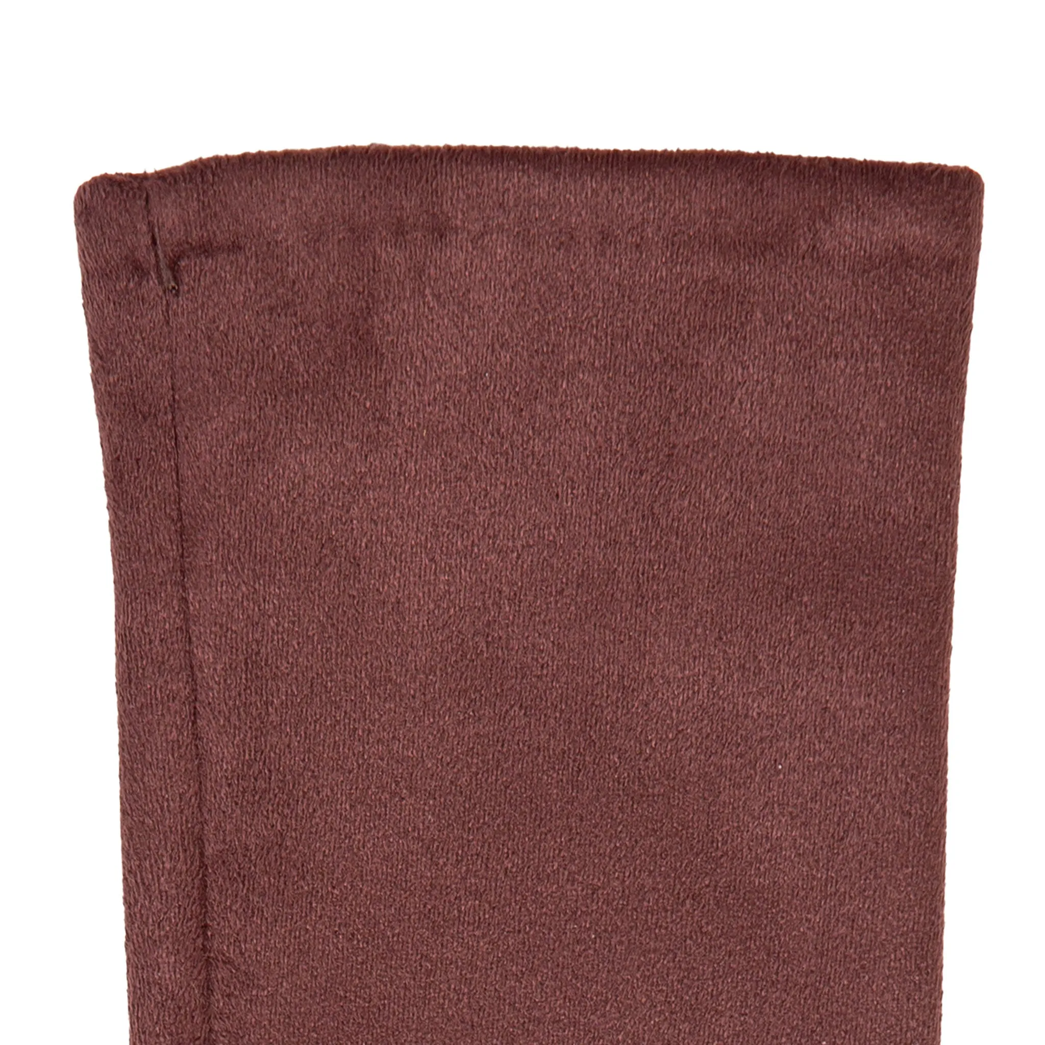 Women’s Touchscreen Long Below-Elbow Velour-Lined Faux Suede Gloves